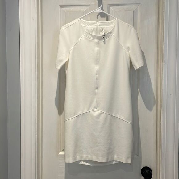 Trina Turk bodycon dress  with gold zippers on the sides SZ 4 - Picture 1 of 8